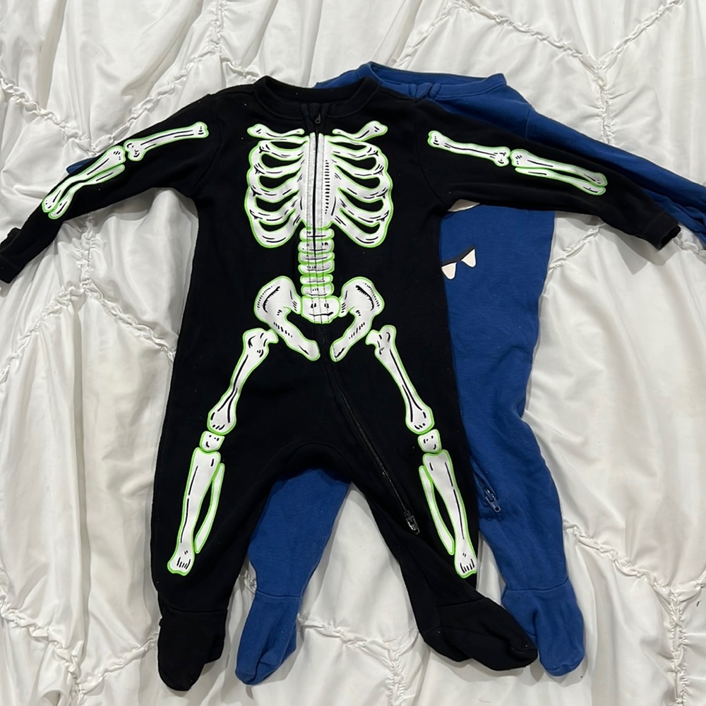 Baby Zip Up Pajamas 3-6M